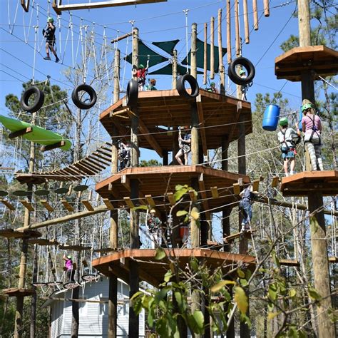 Enjoy Aerial Adventures At This Woodlands Action Obstacle Course ...