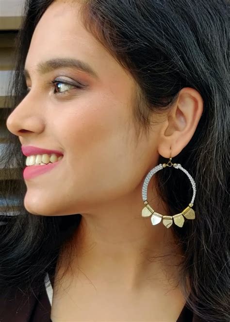 Get Gold Spiral Hoops at ₹ 260 | LBB Shop