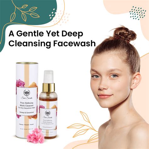 Honey & Geranium Pore-Refining Multi Cleanser for Dry Skin – Seer Secrets