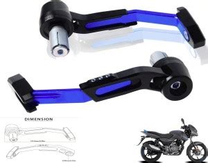 Generox CNC Adjustable Lever Protector Guard For Pulsar 125 Neon Bike ...