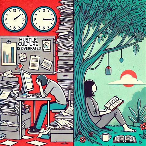 Hustle Culture vs. Slow Living: Finding Harmony in a Busy Life | by Ilham Akbar Junaidi Putra ...