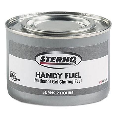Buy SternoHandy Fuel Methanol Gel Chafing Fuel, Two Hour Burn, 72 Fuel ...