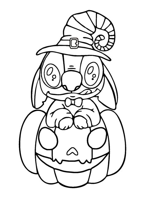 Halloween Maleficent Stitch Coloring Pages Coloring Page - Free ...