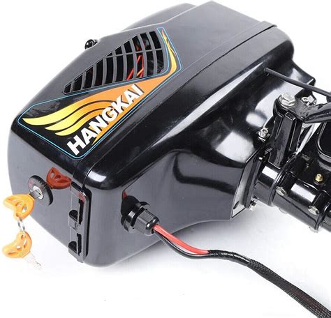 Buy Electric Outboard Motor, 1200W 48V Outboard Boat Motor Engine Long ...