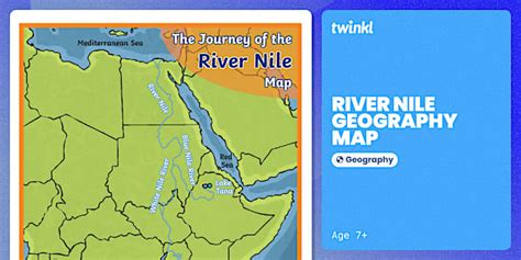 The Journey of the River Nile - Map of the River Nile