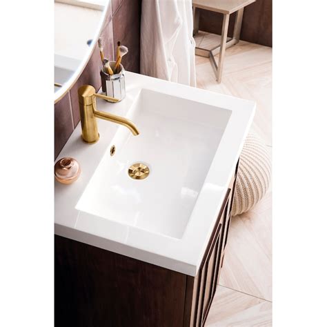James Martin Vanities Alicante 24-in Mid Century Acacia Single Sink ...