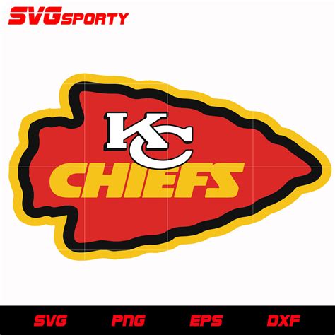Kansas City Chiefs Logo 2 svg, nfl svg, eps, dxf, png, digital file ...