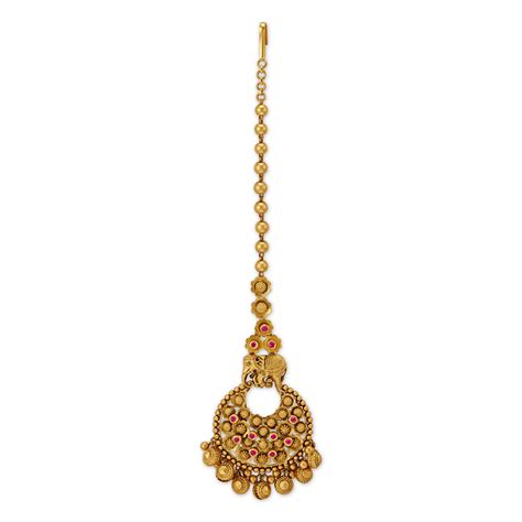 Gold Maang Tikka | Buy Gold Maang Tikka Online in India