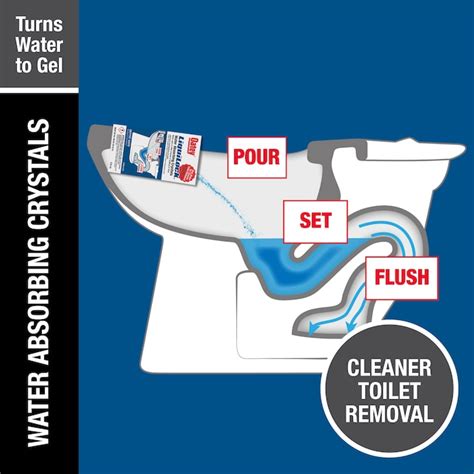 Oatey LiquiLock Clear Toilet Water Solidifier 31419L at Lowes.com