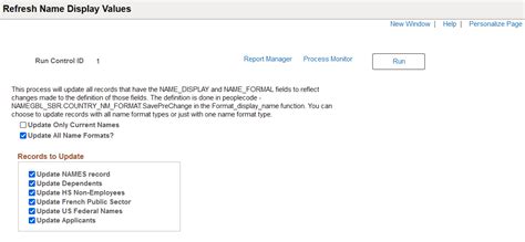Refreshing and Auditing Human Resources Data
