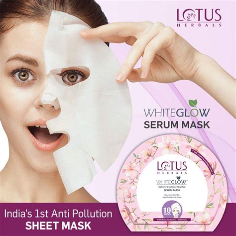 WHITEGLOW Infused Brightening Pollution Safe Serum Mask – ANUSHKA ...