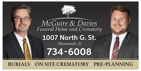 McGuire & Davies Funeral Home and Crematory | Monmouth IL