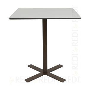 Contemporary high bar table - NASTRA - Redi - stainless steel ...