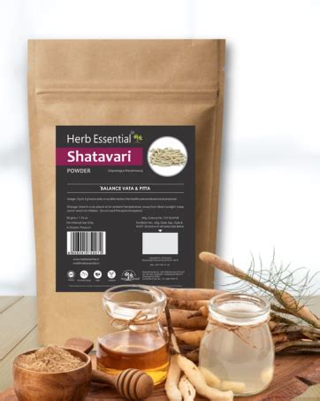 Herb Essential Shatavari Powder 50g – 100% Pure Asparagus Racemosus ...