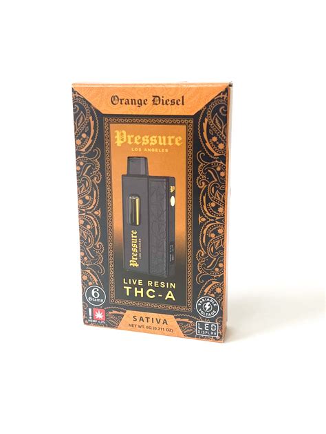 Pressure Los Angeles Live Resin THCa Disposable Vape 6g