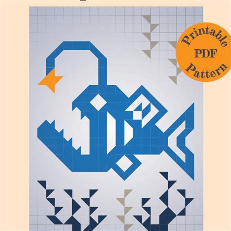 Fish Quilt Block Pattern 的图像结果