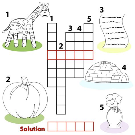 Crossword Puzzles Easy Printable