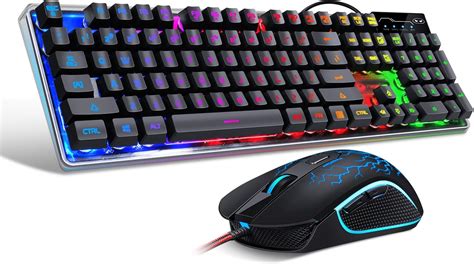 MageGee K1 LED Rainbow Backlit Keyboard and Mouse Combo for India | Ubuy