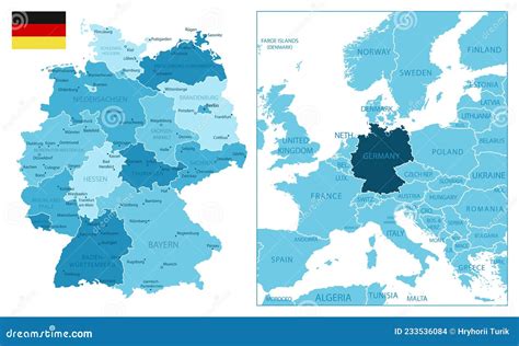 Detailed Map Germany 的图像结果