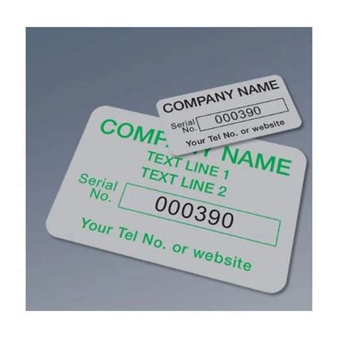 Image result for Serial Number Labels