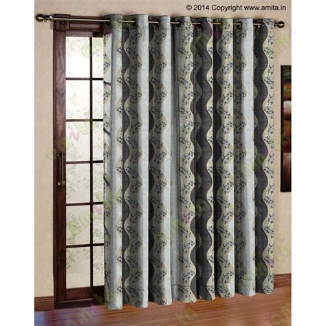 Black beige grey color vertical flowing stripes with flower pattern ...
