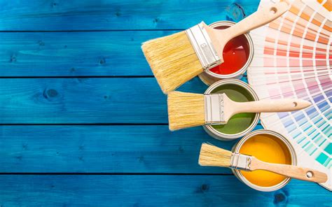 Download wallpaper colors, wood, paint, paint buckets, section ...