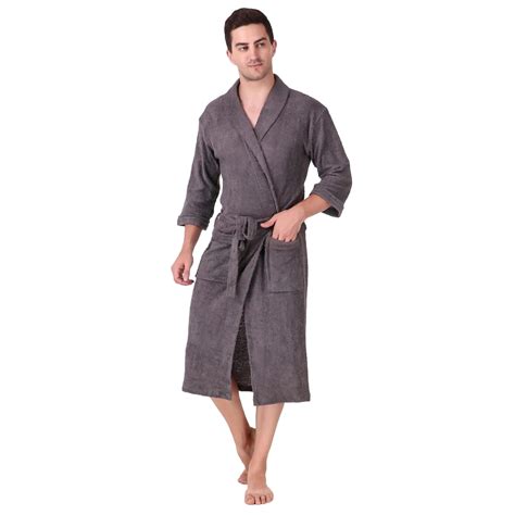 Buy Comfortlooms Men's Bath Robe | Full Sleeve Cotton Comfortable and ...