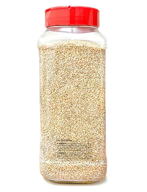 ROM AMERICA Roasted White Sesame Seed 16 OZ - Premium Quality (1 lb ...