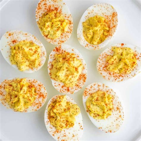 Easy Classic Deviled Eggs Recipe - To Simply Inspire | Egg recipes ...
