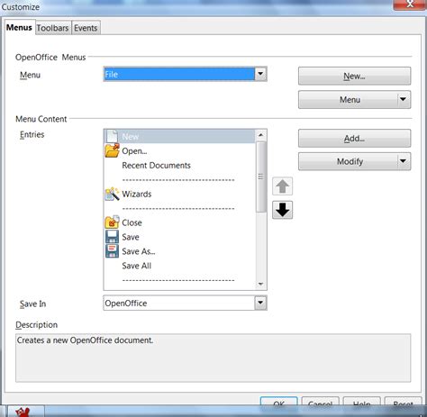 Image result for OpenOffice Interface