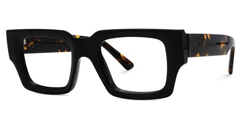 Tortoise TR90 Rectangle Eyeglasses- Garza