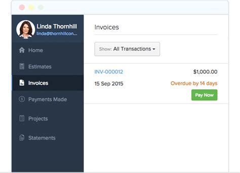 Customer Portal - Online Customer Portal | Zoho Invoice