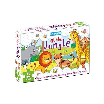 Buy Dreamland at The Jungle Jigsaw Puzzle for Kids – 96 Pcs | with ...