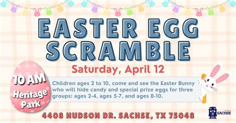 Easter Egg Scramble, Heritage Park Dr, Sachse, TX 75048, United States ...
