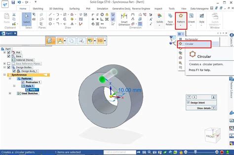 Image result for Solid Edge Pattern Drawing Tutorial