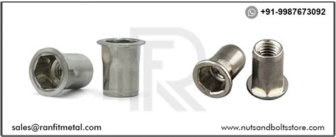 Stainless Steel Hex Rivet Nut Manufacturer, SS Blind Rivet Nuts ...