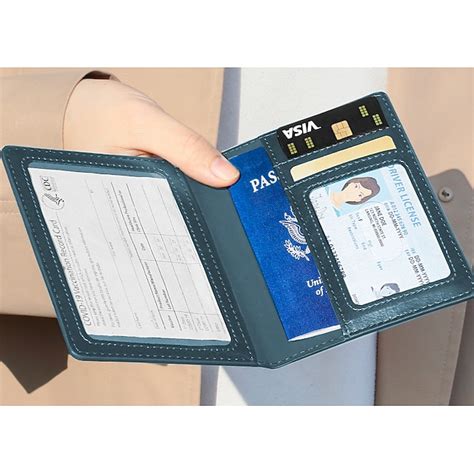 1Pc Passport Holder Travel Bag Passport And Vaccine Card Holder Combo ...