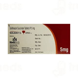 Soliday 5 Mg Tablet 10 - Uses, Side Effects, Dosage, Price | Truemeds