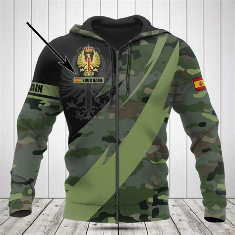 Customize Spanish Army Camo Fire Style Shirts - Rig Rocket | Army camo ...