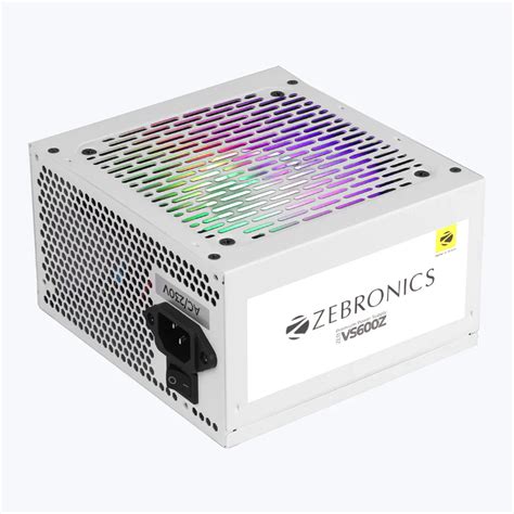 ZEBRONICS Zeb VS600Z 600W Non-Modular Power Supply ( White ) – Mehta ...