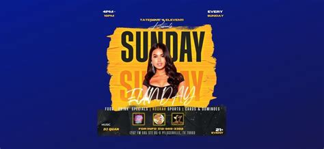 Eleven 11 Sports Bar @ TaterQue Presents: Sunday Funday w/DJ Quan ...