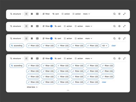 Image result for Filter System Table