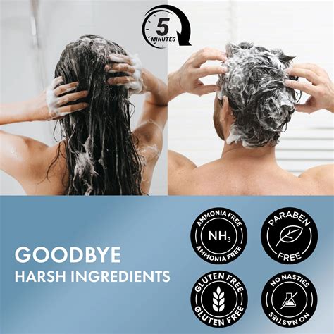 5-Minute Hair Colour Shampoo for 100% Grey Coverage | ThriveCo