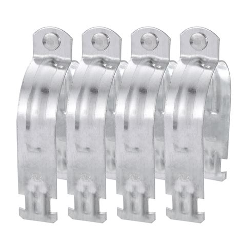uxcell 3-5/32" EMT Strut Clamps Steel for Rigid Conduit and Pipe 4Pcs ...