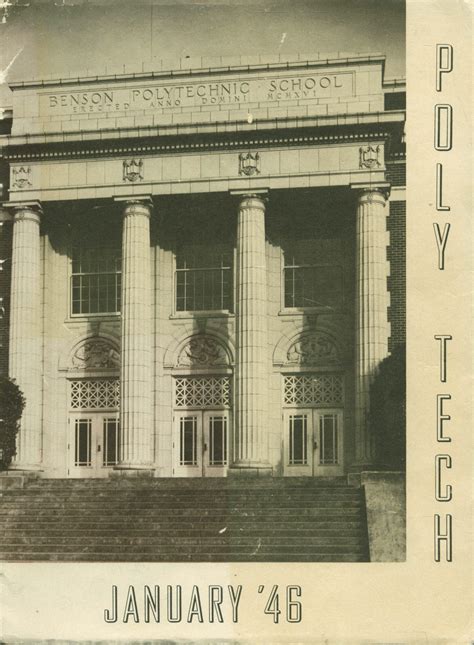 1946 yearbook from Benson Polytechnic High School from Portland, Oregon ...