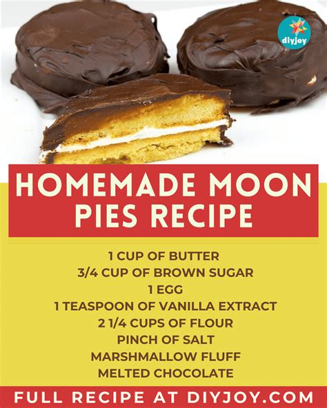 Homemade Moon Pies Recipe - DIY Joy