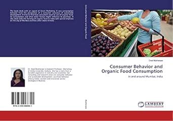 Consumer Behavior and Organic Food Consumption : Doel Mukherjee: Amazon ...
