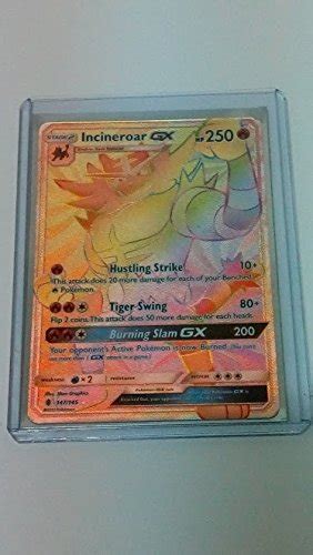 Pokemon Incineroar-GX - 147/145 - Secret Rare - Sun & Moon: Guardians ...