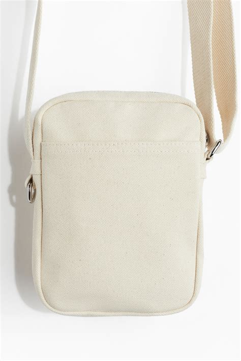 Canvas crossbody bag - Cream - Men | H&M