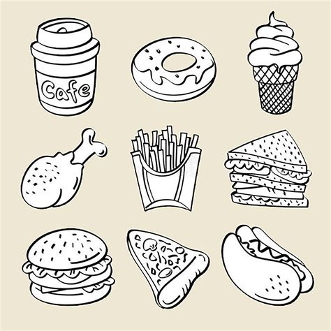 Sketch Of Food